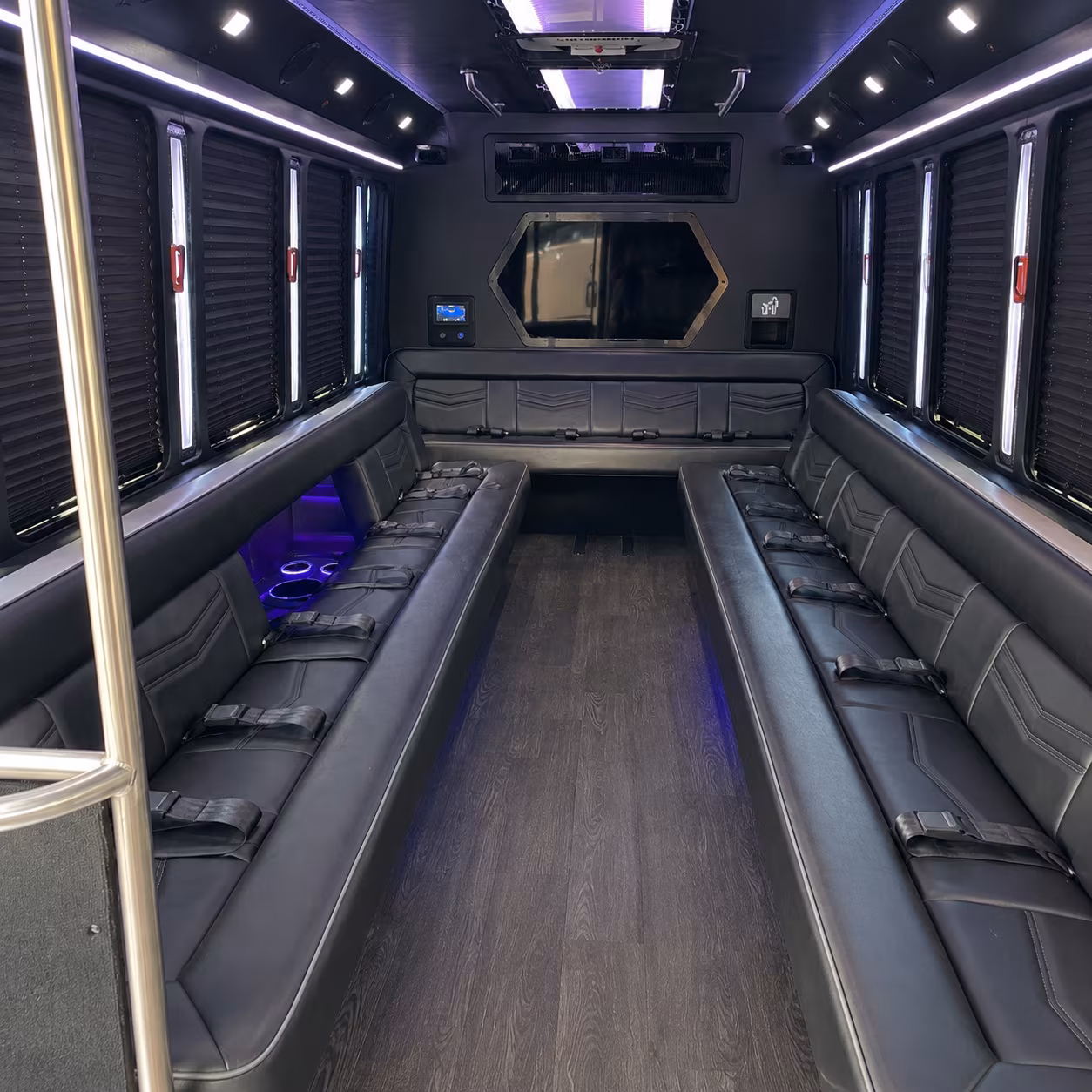 28 Passenger Party Bus Inside