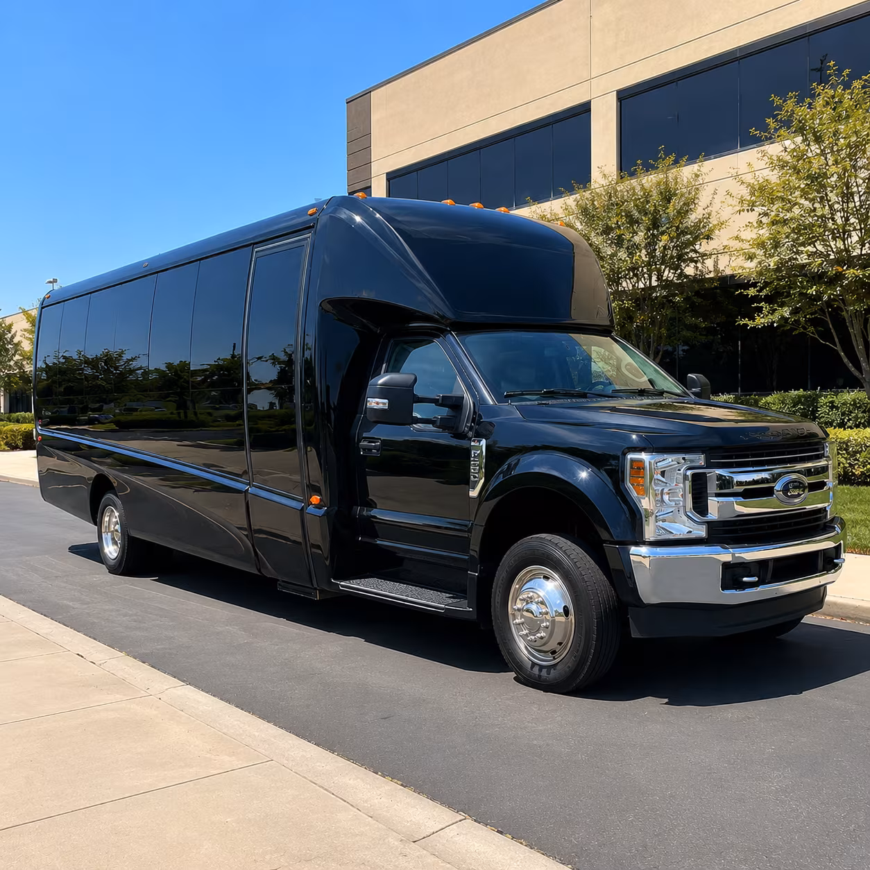 Laredo Airport Shuttle & Transportation party bus exterior