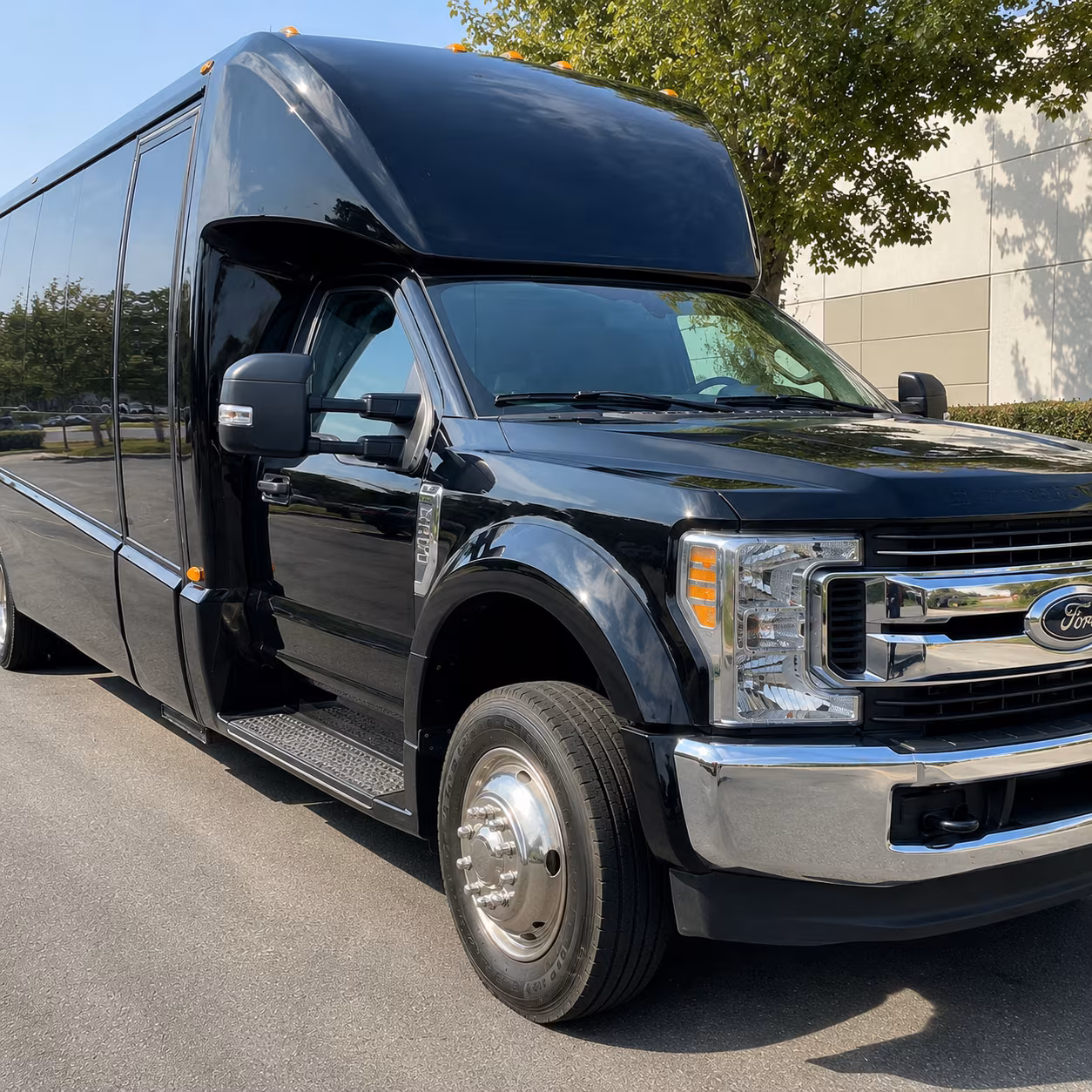 Laredo Airport Shuttle & Transportation party bus exterior