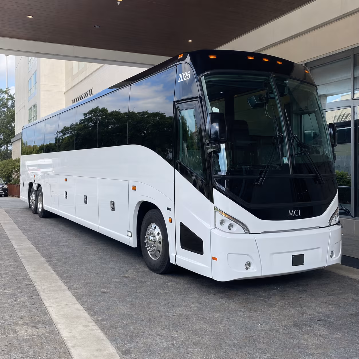 Laredo Airport Shuttle & Transportation party bus exterior