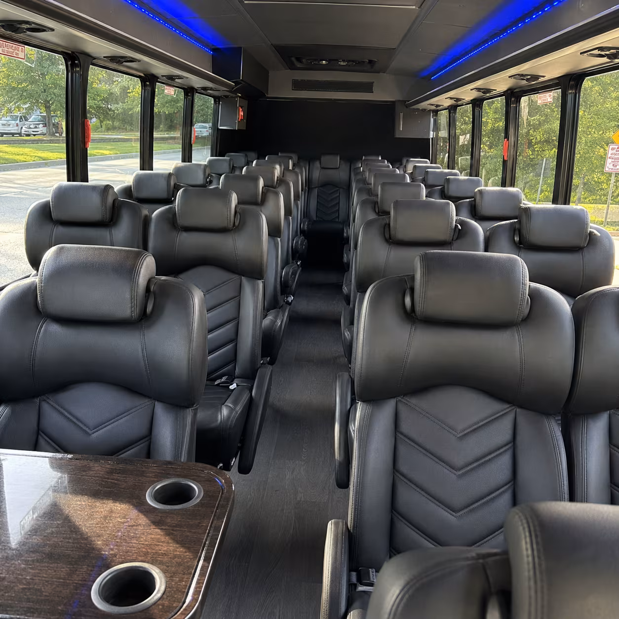 Laredo Corporate Transportation party bus exterior
