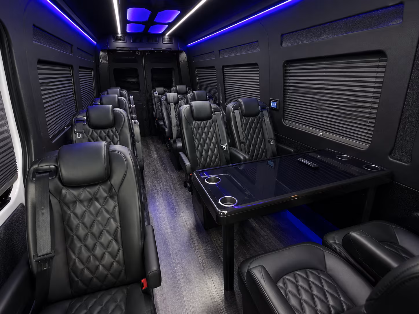Laredo Corporate Transportation party bus exterior