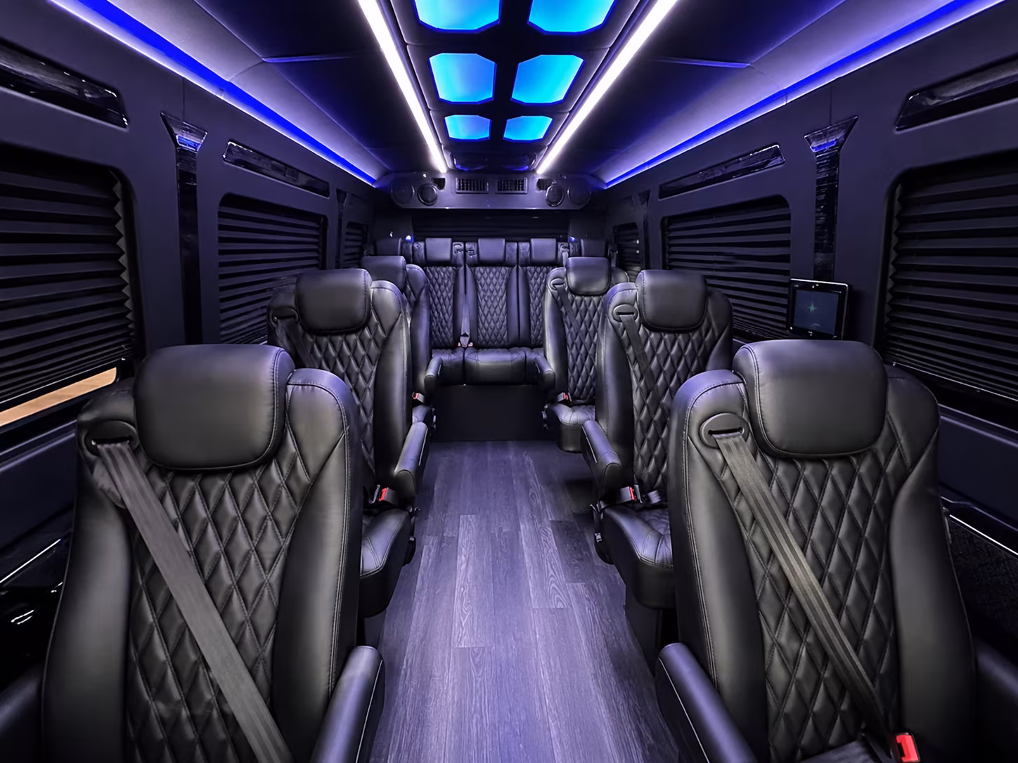Laredo Corporate Transportation party bus exterior