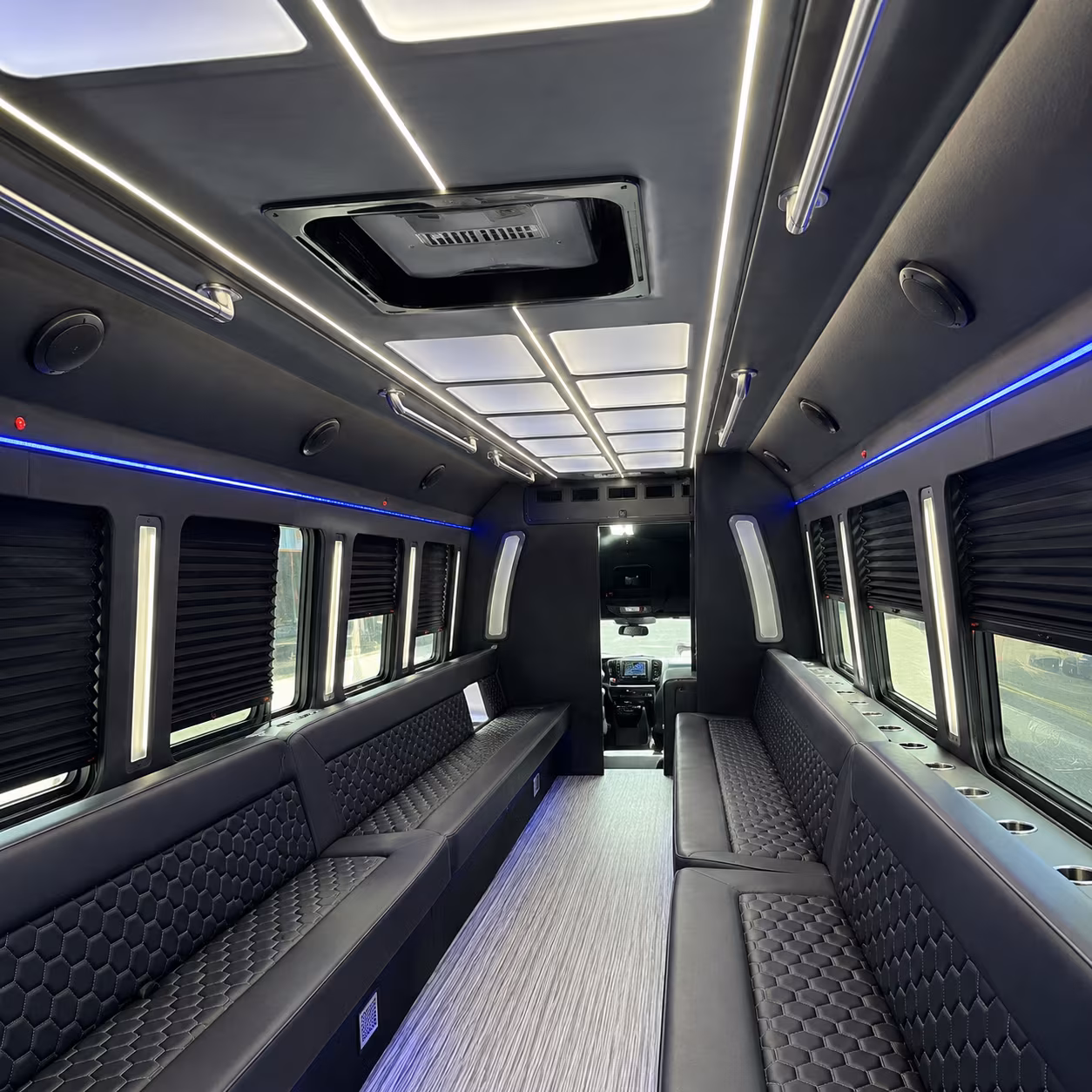 Laredo Private Event Transportation party bus exterior