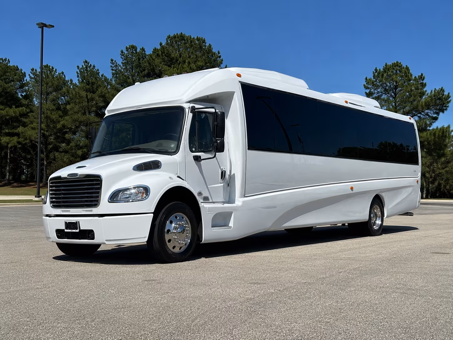 Laredo Private Event Transportation party bus exterior