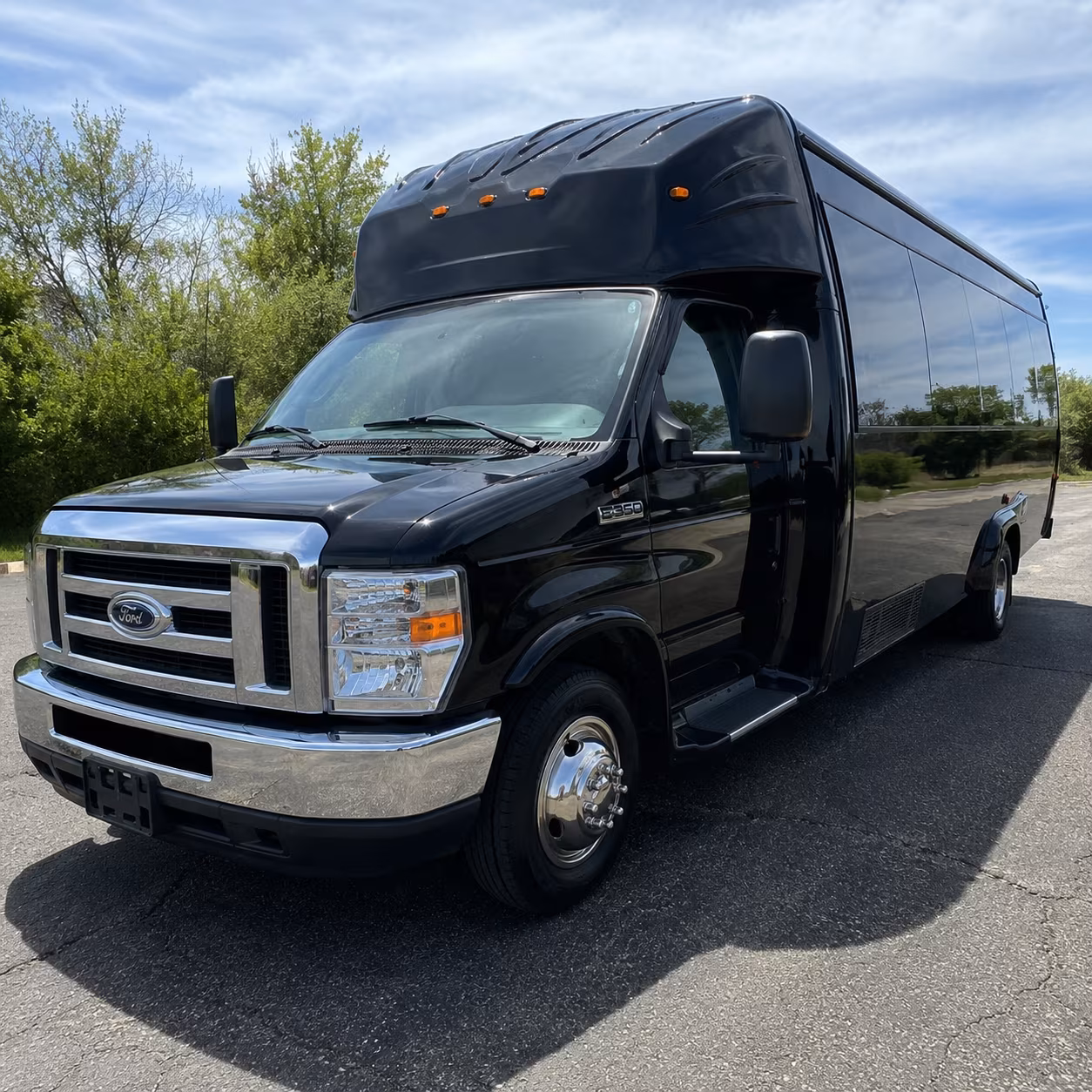 Laredo Private Event Transportation party bus interior