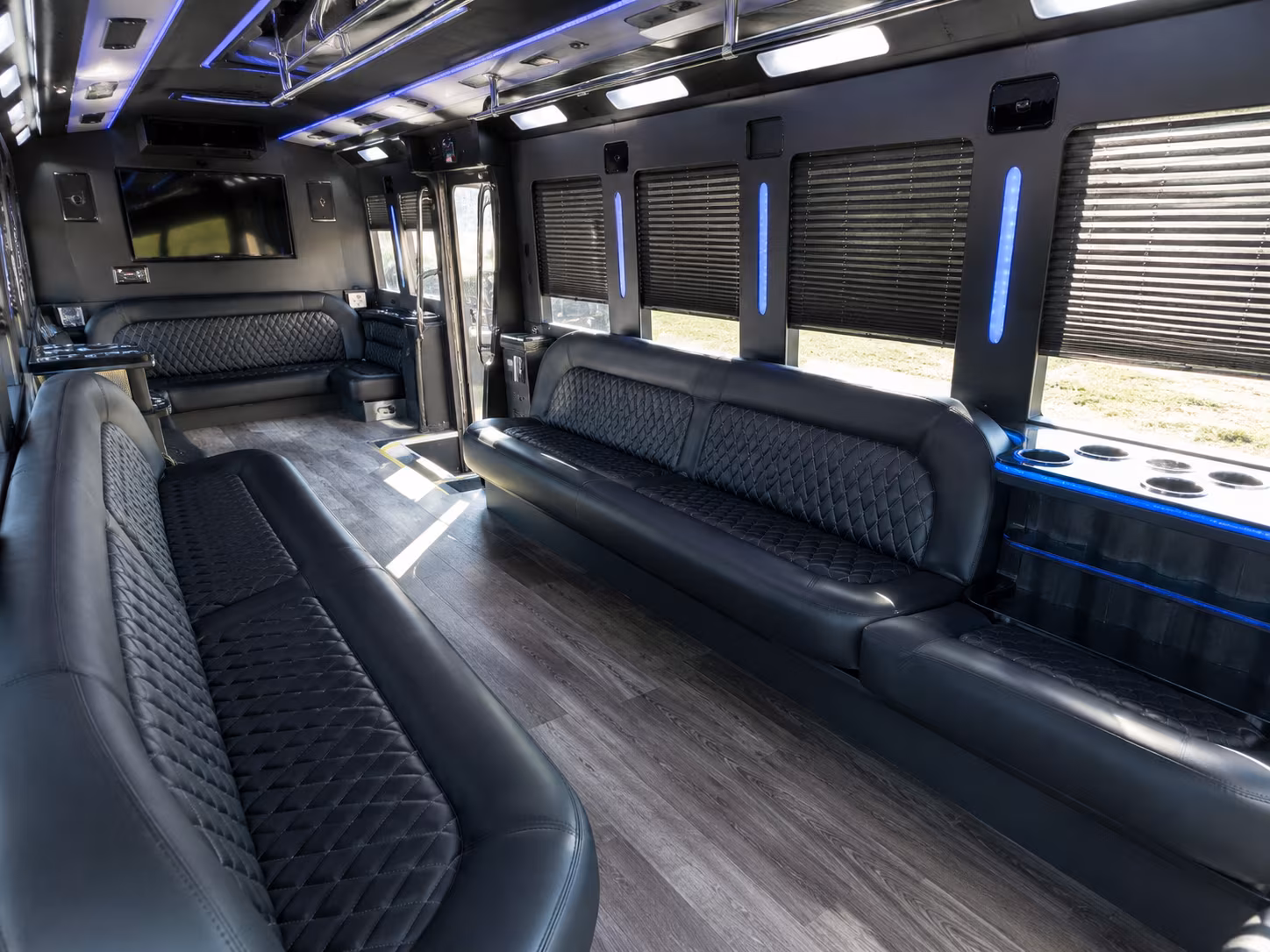 Laredo Prom & Homecoming Transportation party bus exterior