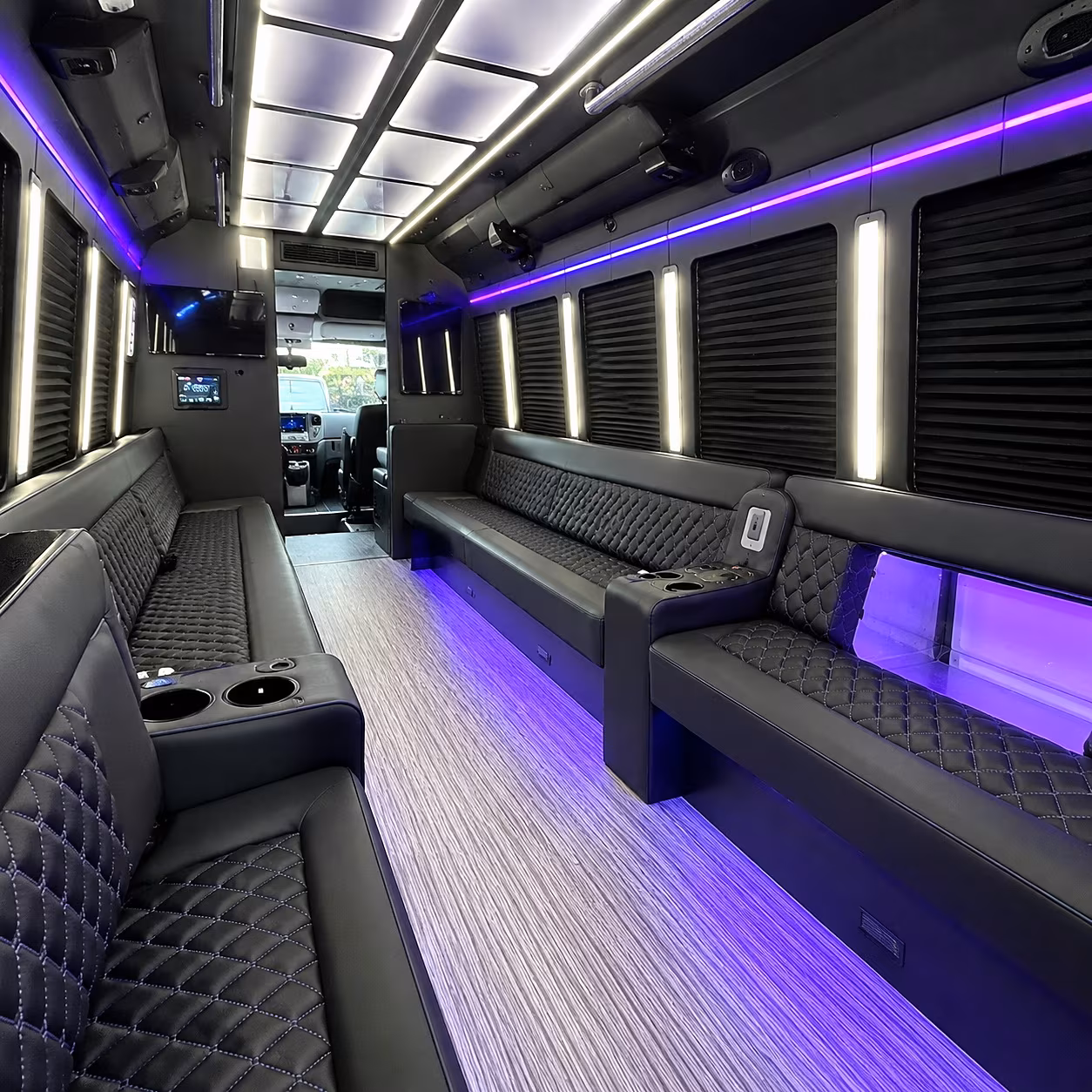 Laredo Prom & Homecoming Transportation onboard seating