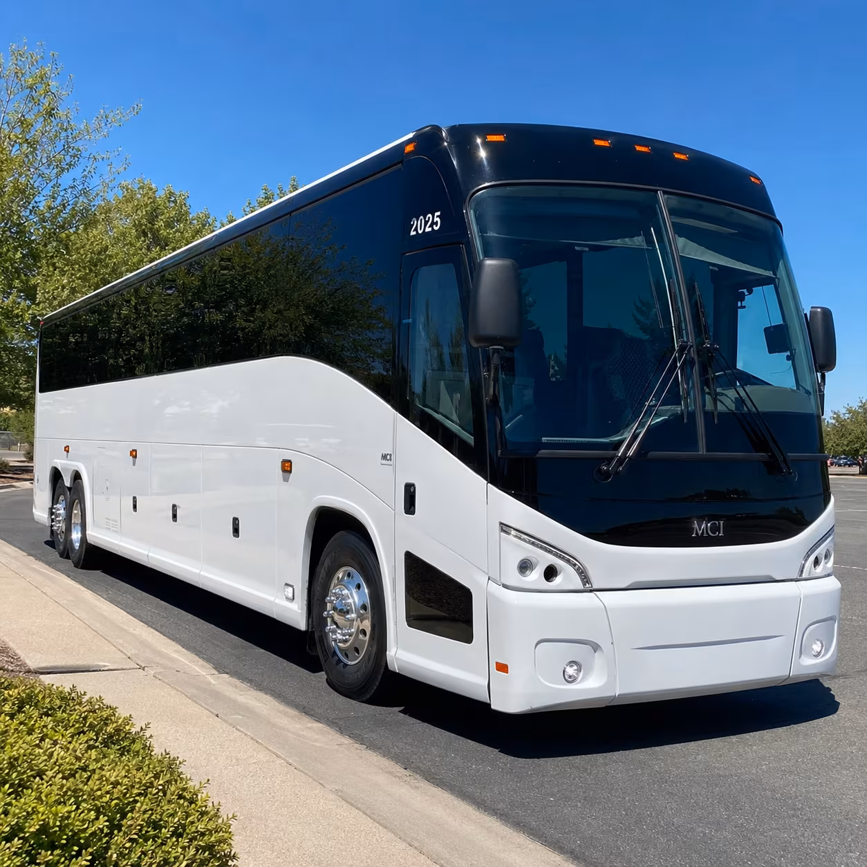 Laredo School Event Transportation party bus exterior