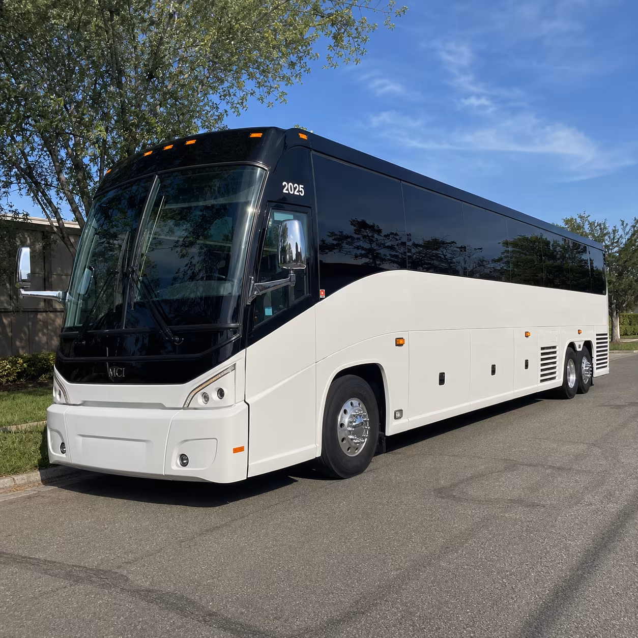 Laredo School Event Transportation party bus exterior