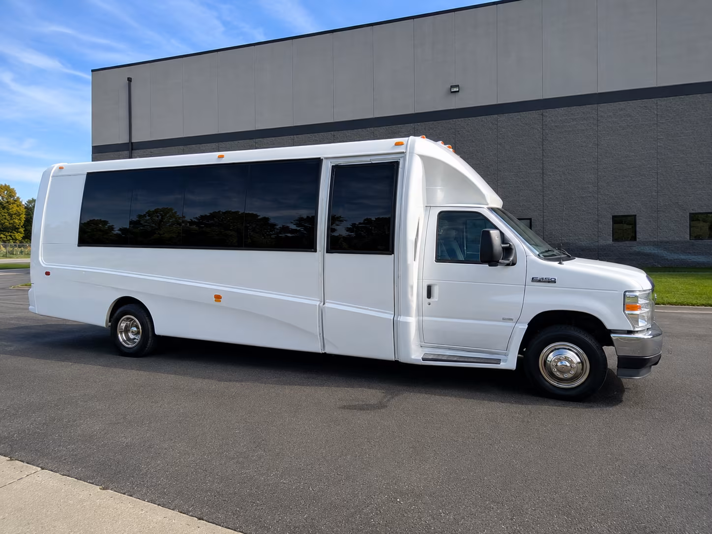 Laredo School Event Transportation party bus exterior