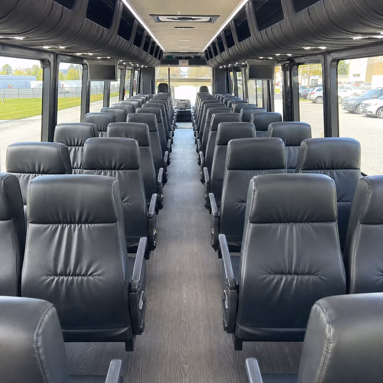 Laredo School Event Transportation onboard seating