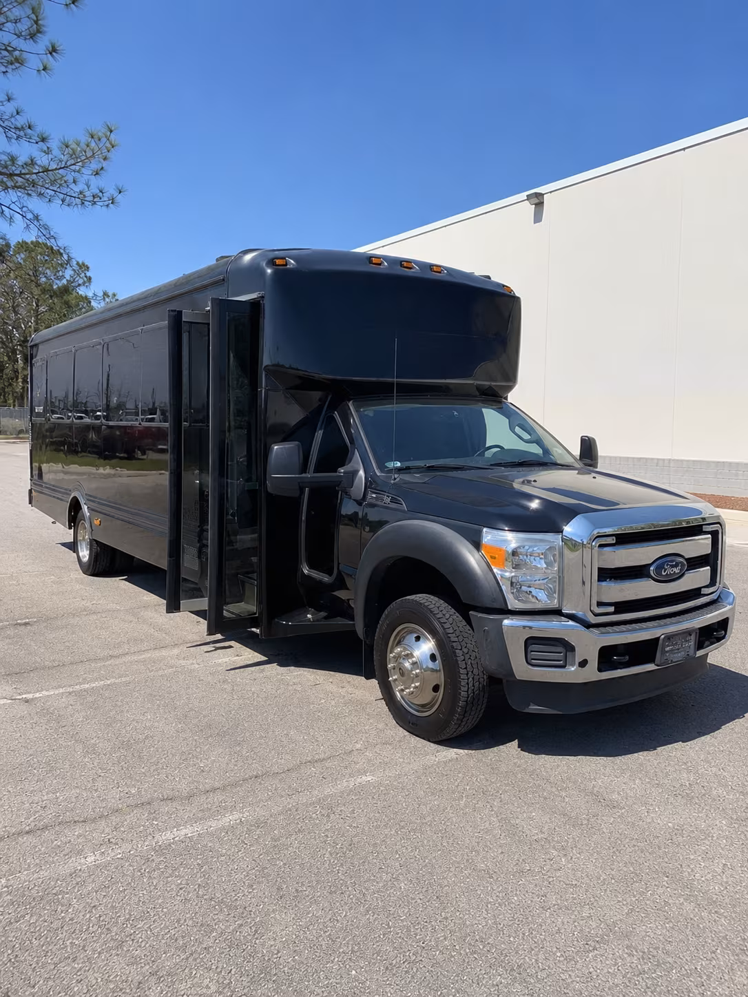 Laredo Sporting Event Transportation party bus exterior
