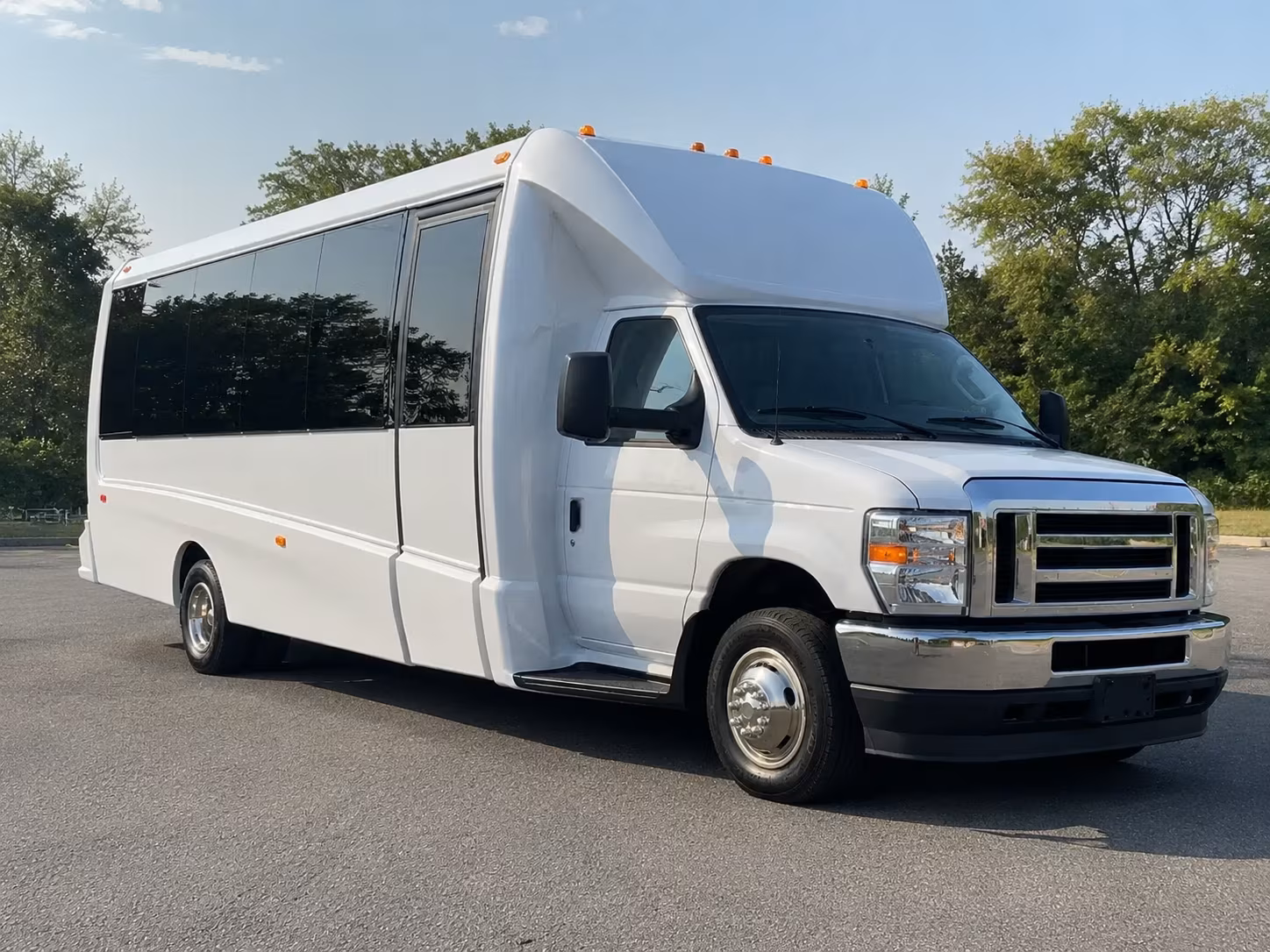 Laredo Wedding Transportation party bus exterior