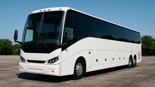 Exterior of Laredo Party Bus Company's 50 Passenger Party Bus in Laredo