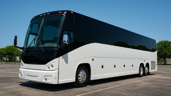 Exterior of Charter Bus Company San Antonio's 50 Passenger Party Bus in San Antonio